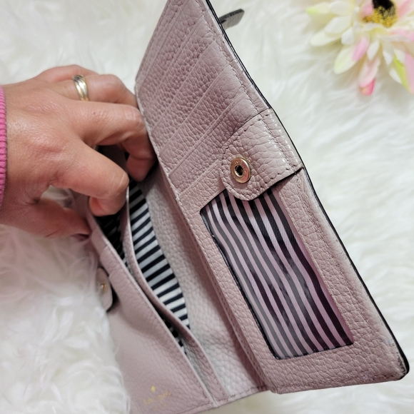 kate spade new york mousse front grand street stacy leather wallet - Picture 7 of 13